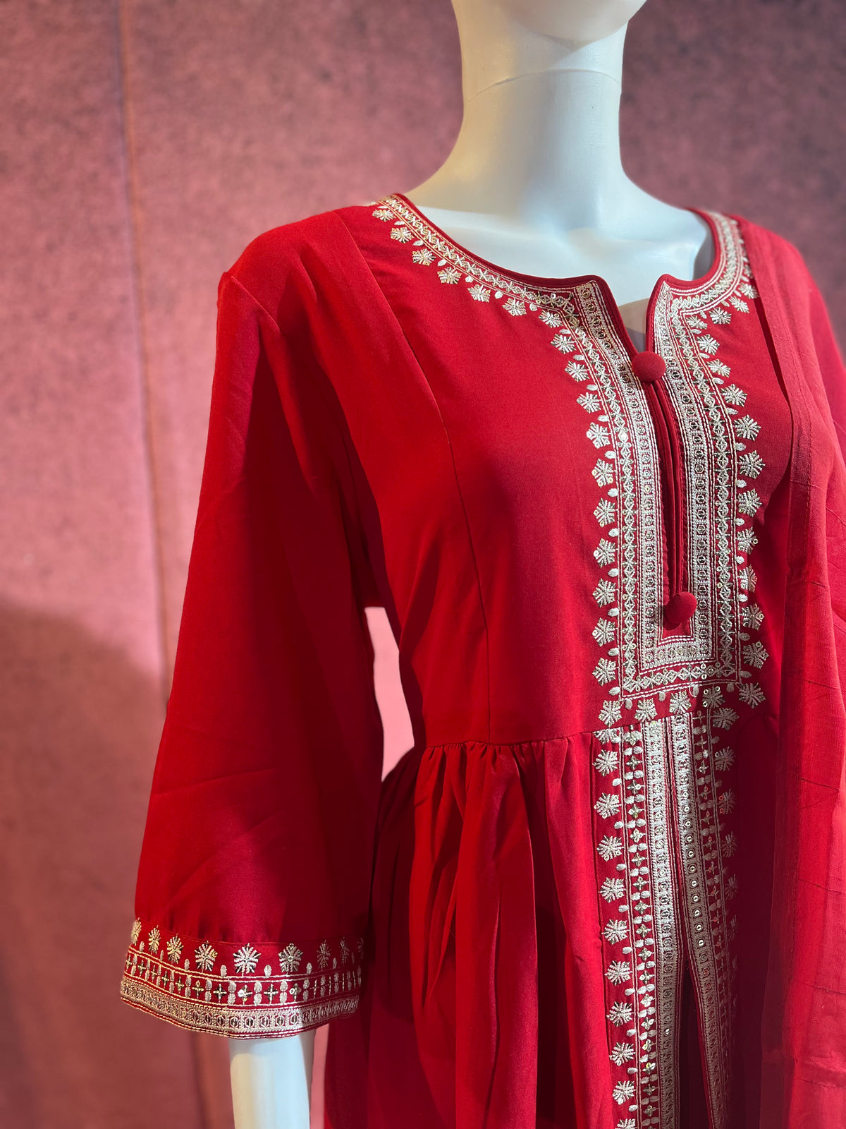 3-Piece Kurthi Set Top Bottom & Dupatta |TBS0048