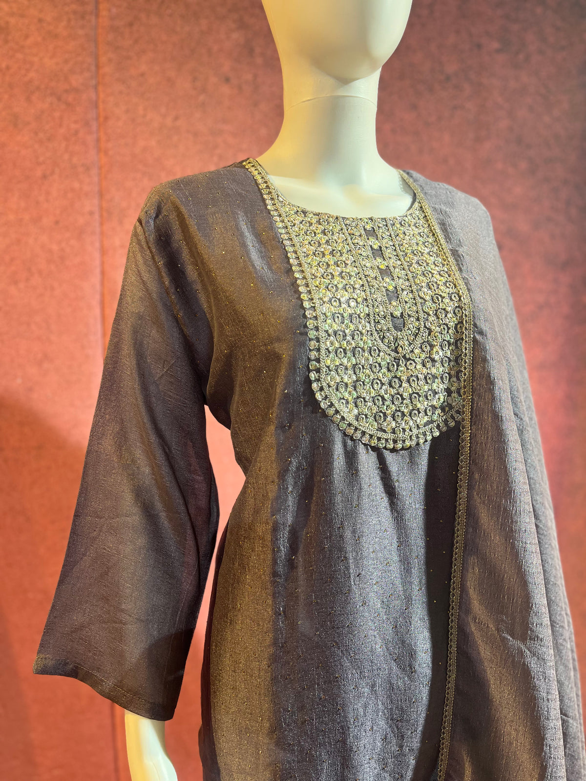 3-Piece Kurthi Set Top Bottom & Dupatta |TBS0045