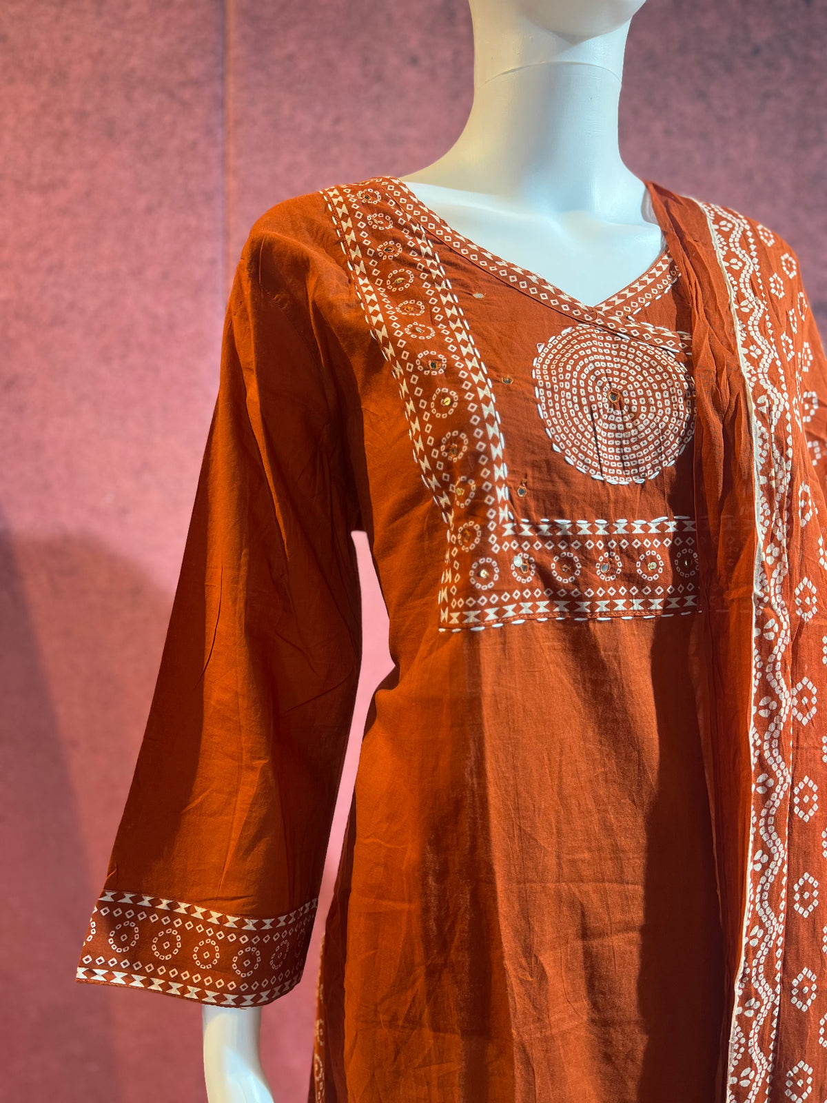 3-Piece Kurthi Set Top Bottom & Dupatta |TBS0044