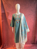 3-Piece Kurthi Set Top Bottom &amp Dupatta |TBS0051