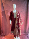 3-Piece Kurthi Set Top Bottom &amp Dupatta |TBS0049