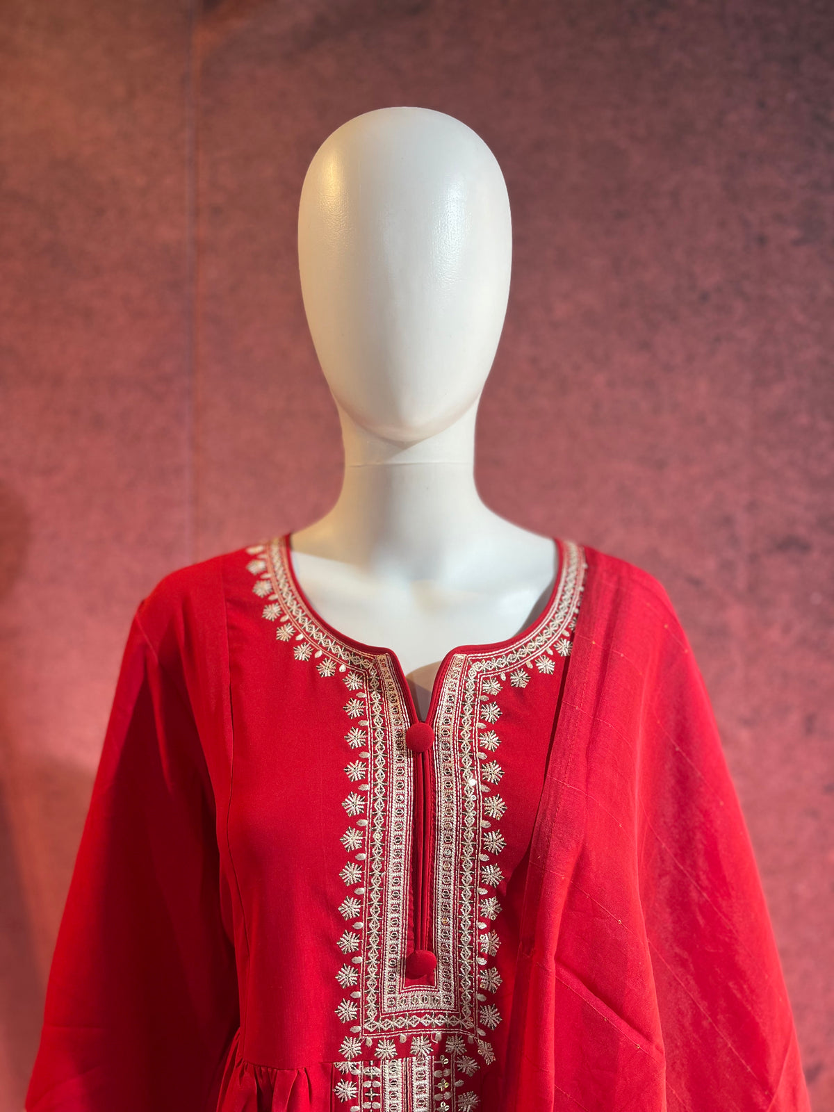 3-Piece Kurthi Set Top Bottom &amp Dupatta |TBS0048