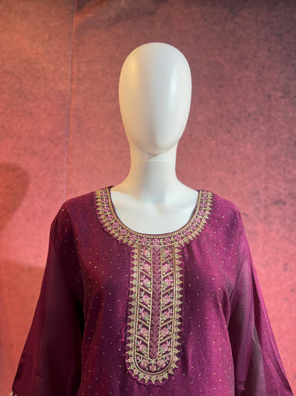 2-Piece Kurthi Set Top &amp Bottom |SK0023