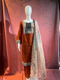 3-Piece Kurthi Set Kurthi Bottom &amp Dupatta |TBS0037