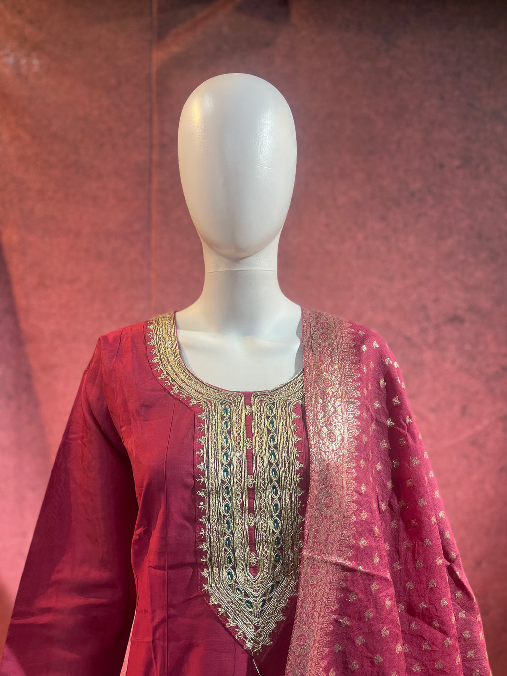 3-Piece Kurthi Set Kurthi Bottom &amp Dupatta |TBS0032