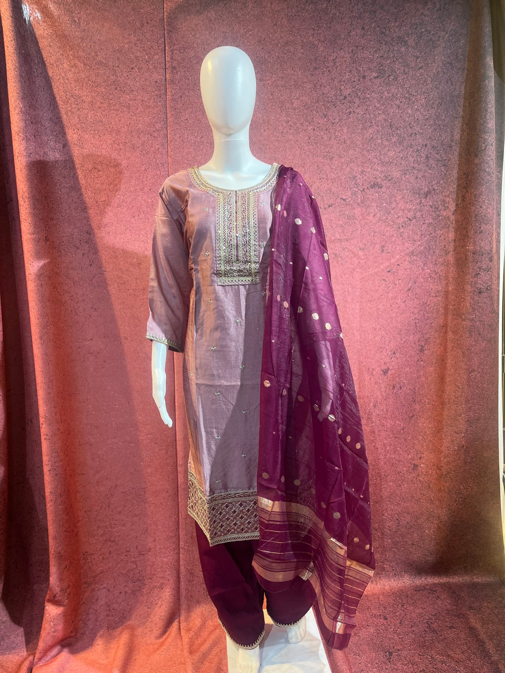 3-Piece Kurthi Set Kurthi Bottom &amp Dupatta |TBS0031