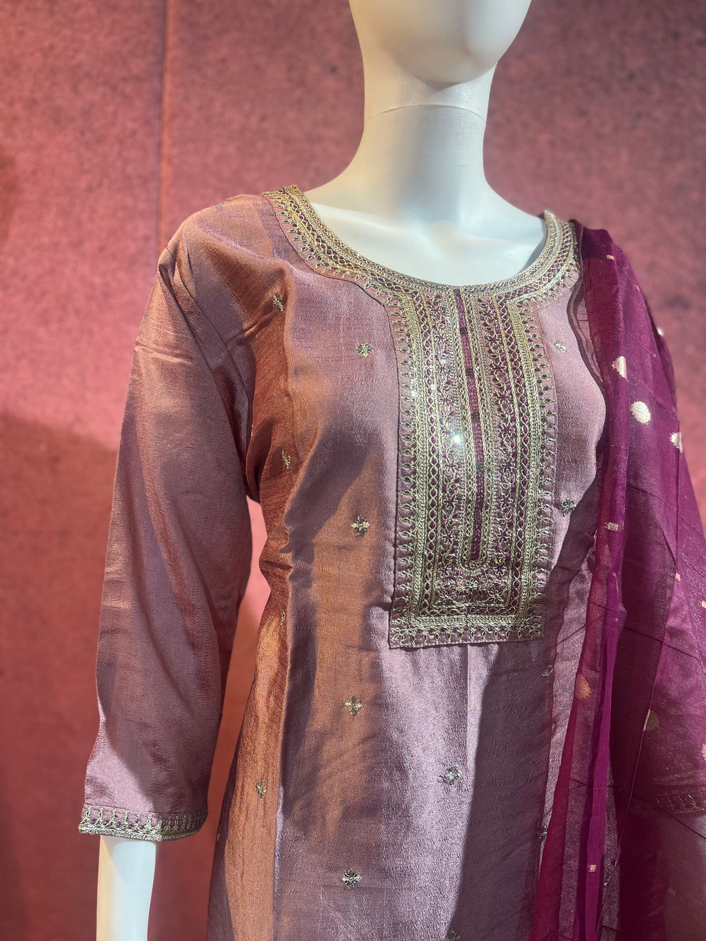 3-Piece Kurthi Set Kurthi Bottom &amp Dupatta |TBS0031
