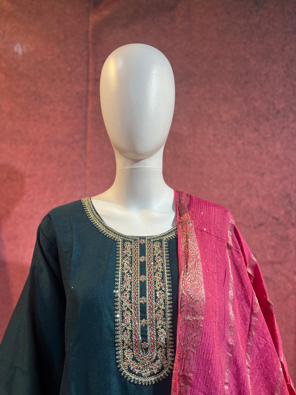 3-Piece Kurthi Set Kurthi Bottom amp Dupatta |TBS0030