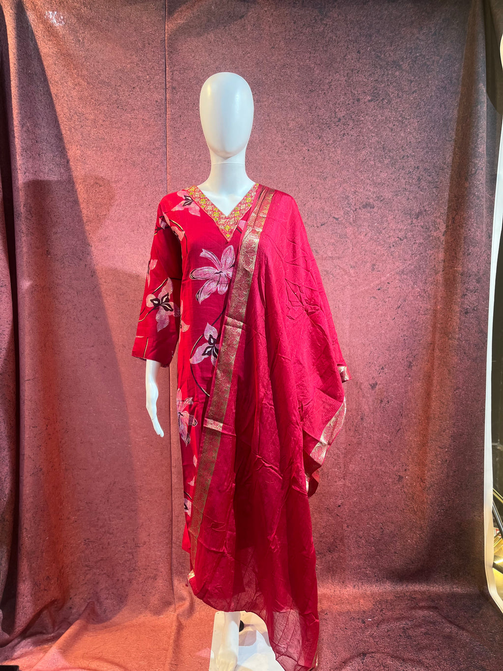 3-Piece Kurthi Set Kurthi, Bottom &amp Dupatta |TBS0029