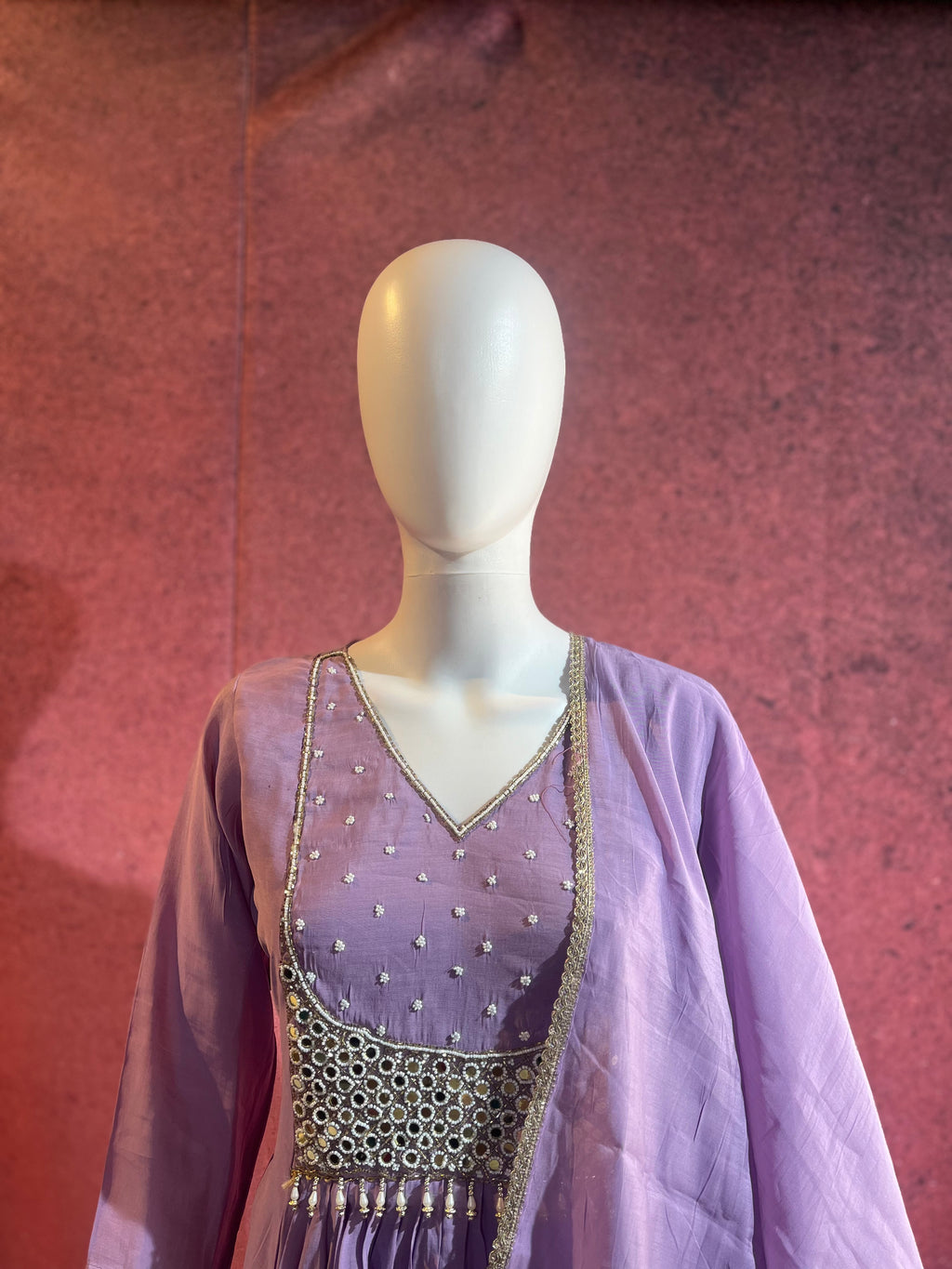 3-Piece Dress Set Top Bottom &amp; Dupatta |TBS0028