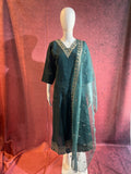 3-Piece Dress Set Top Bottom &amp Dupatta|TBS0027