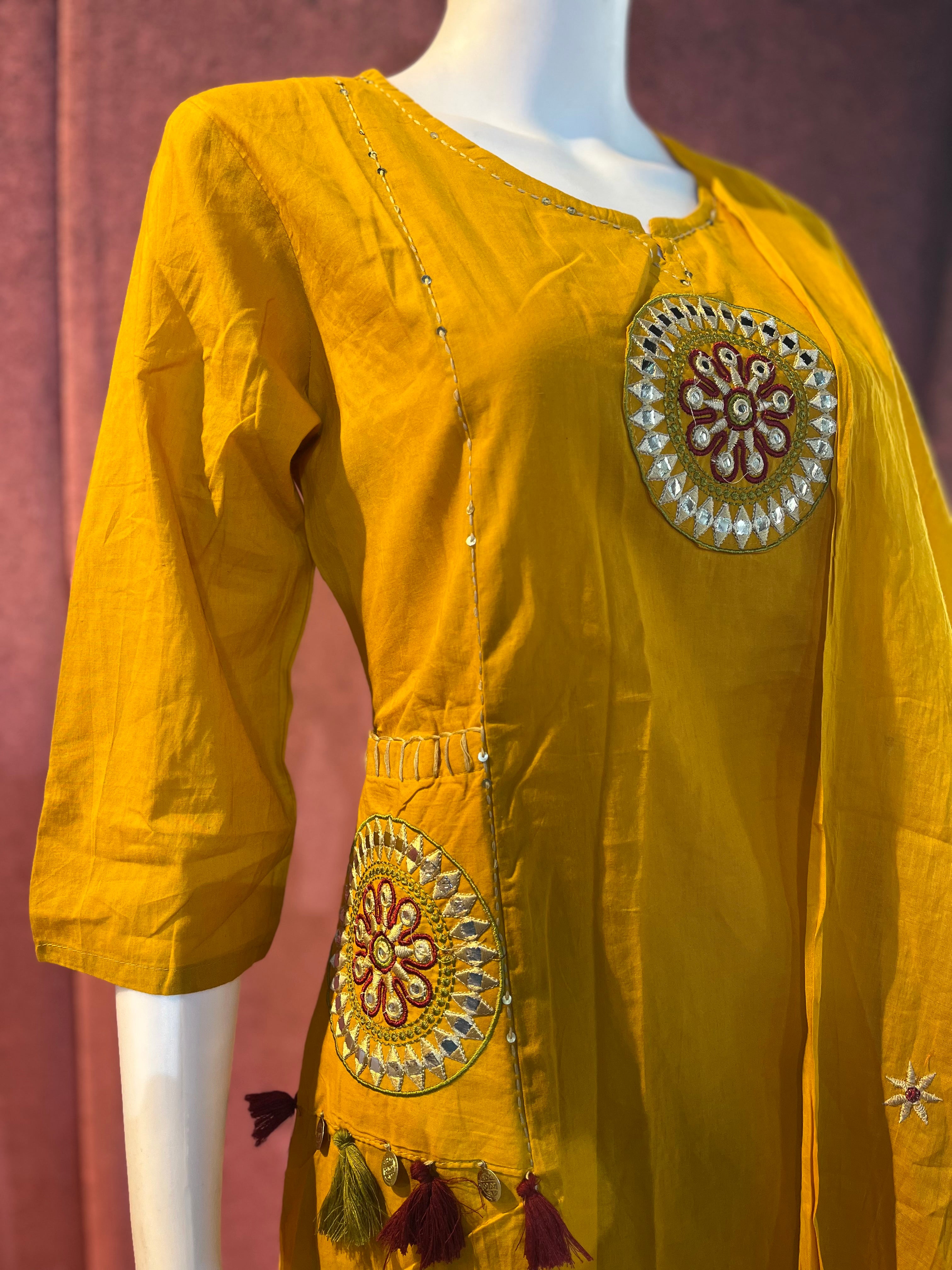 3-Piece Dress Set Top Bottom Dupatta |TBS0023