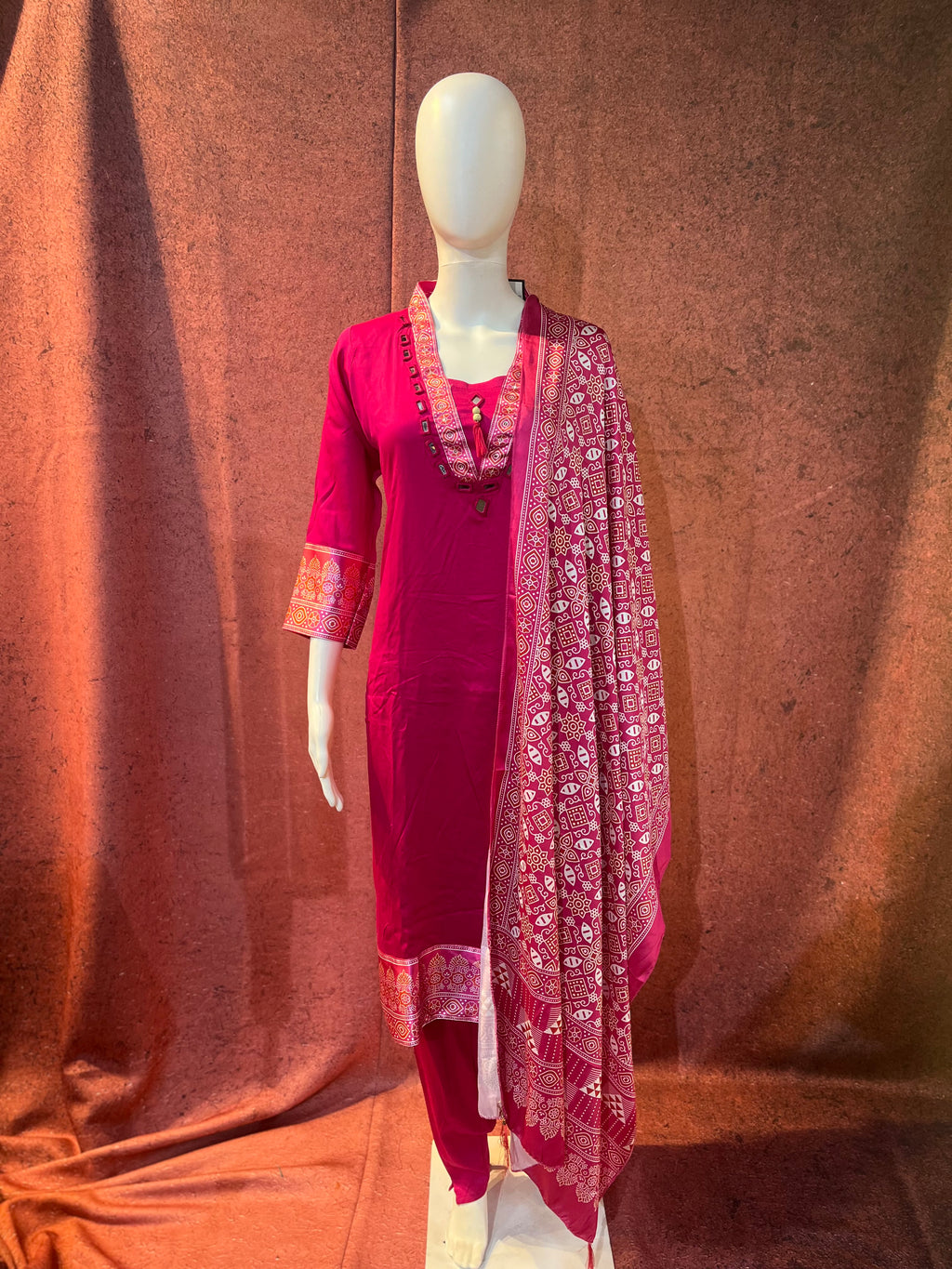 3-Piece Kurthi Dress Set|TBS009