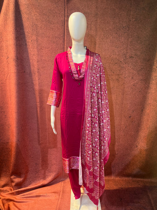 3-Piece Kurthi Dress Set|TBS009