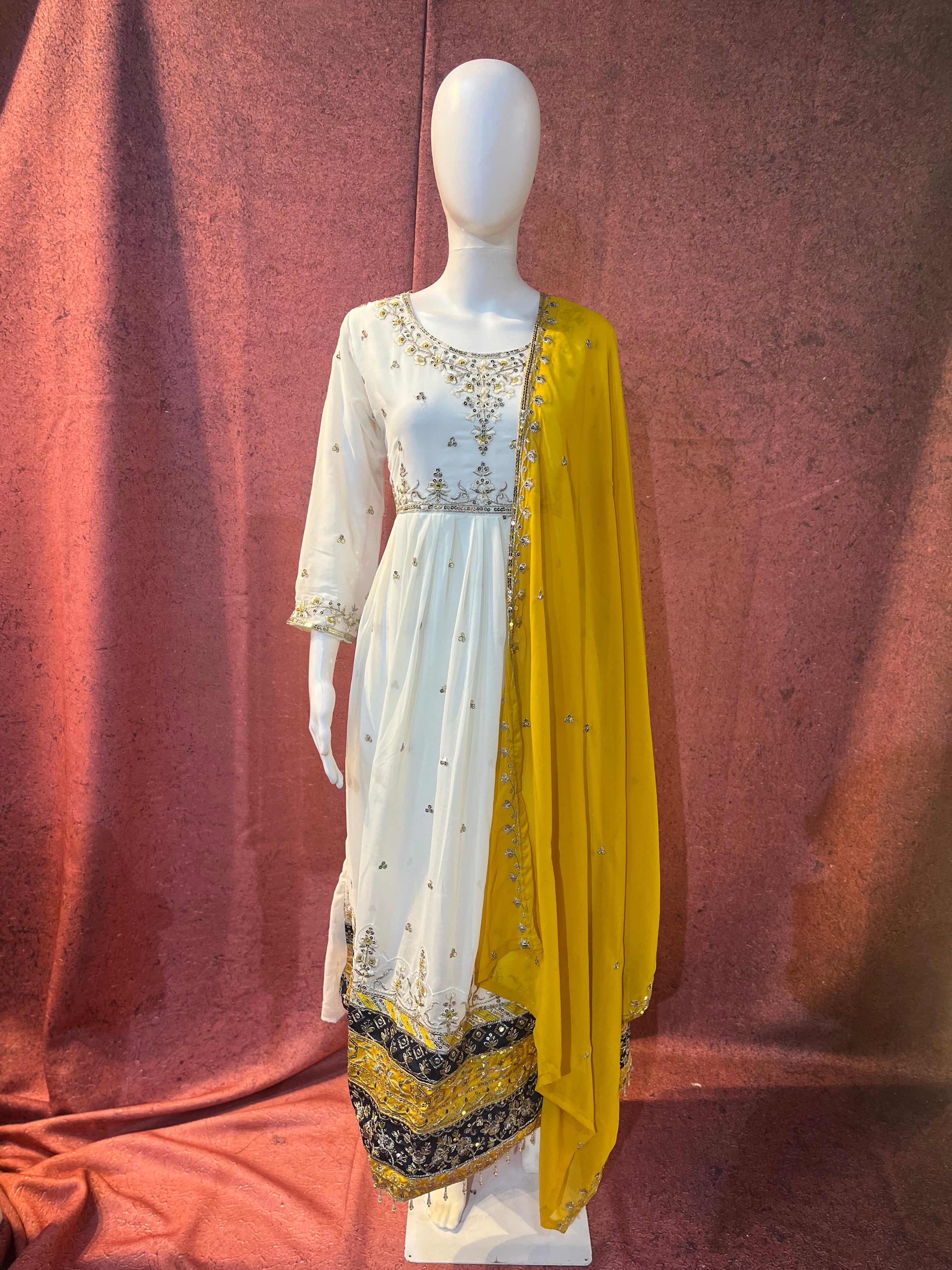 3-Piece Embroidered Suit Set |TBS006