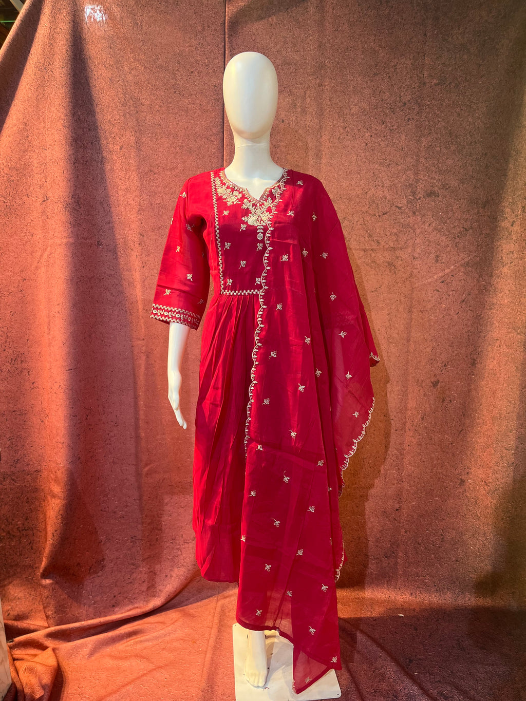 3-Piece Embroidered Suit Set | TBS005