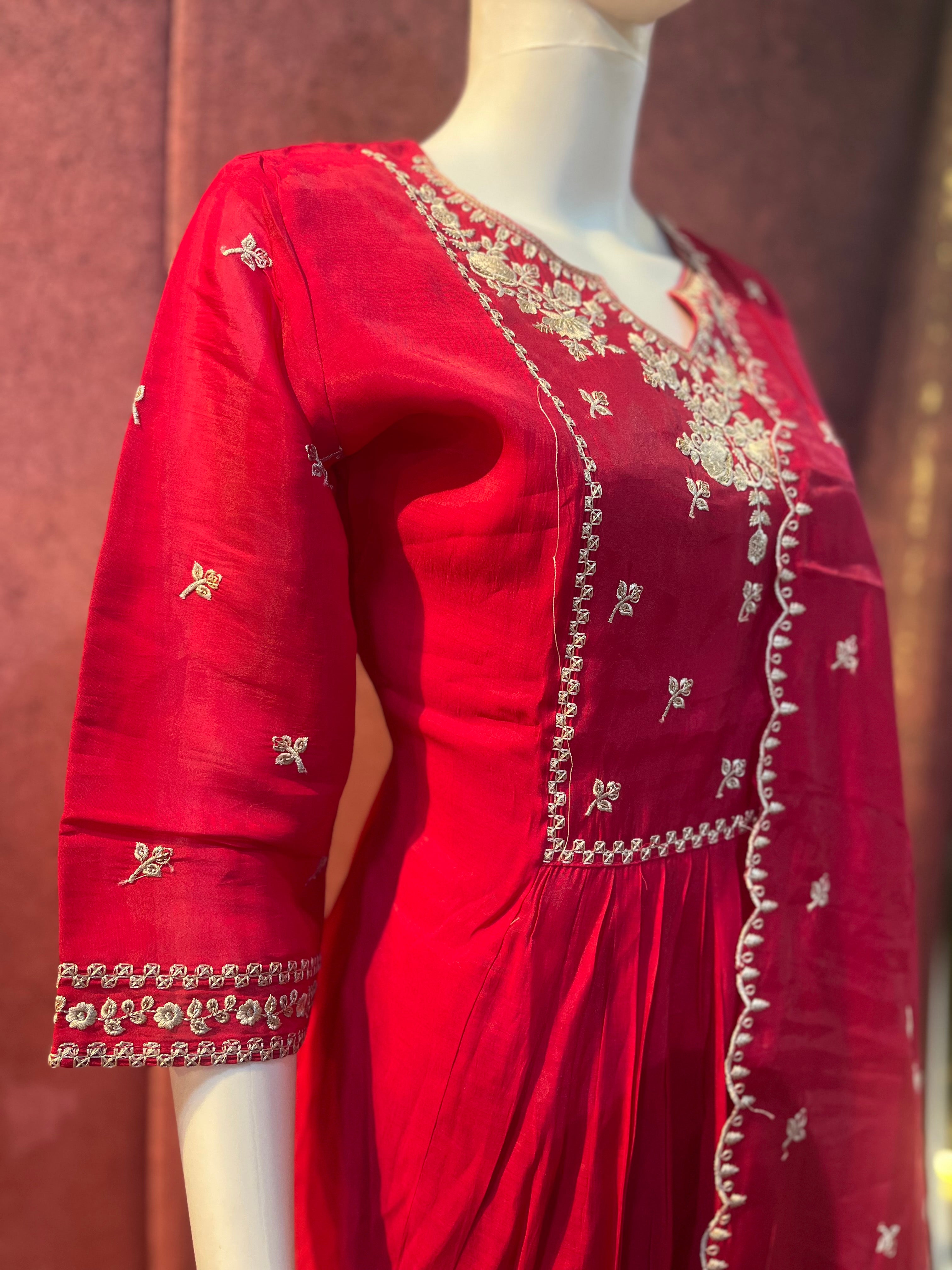 3-Piece Embroidered Suit Set | TBS005