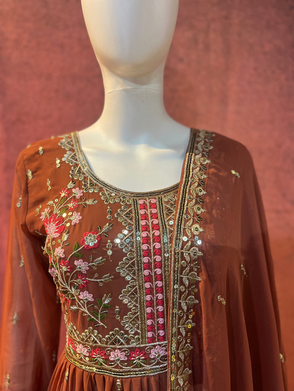 3-Piece Embroidered Suit Set | TBS004