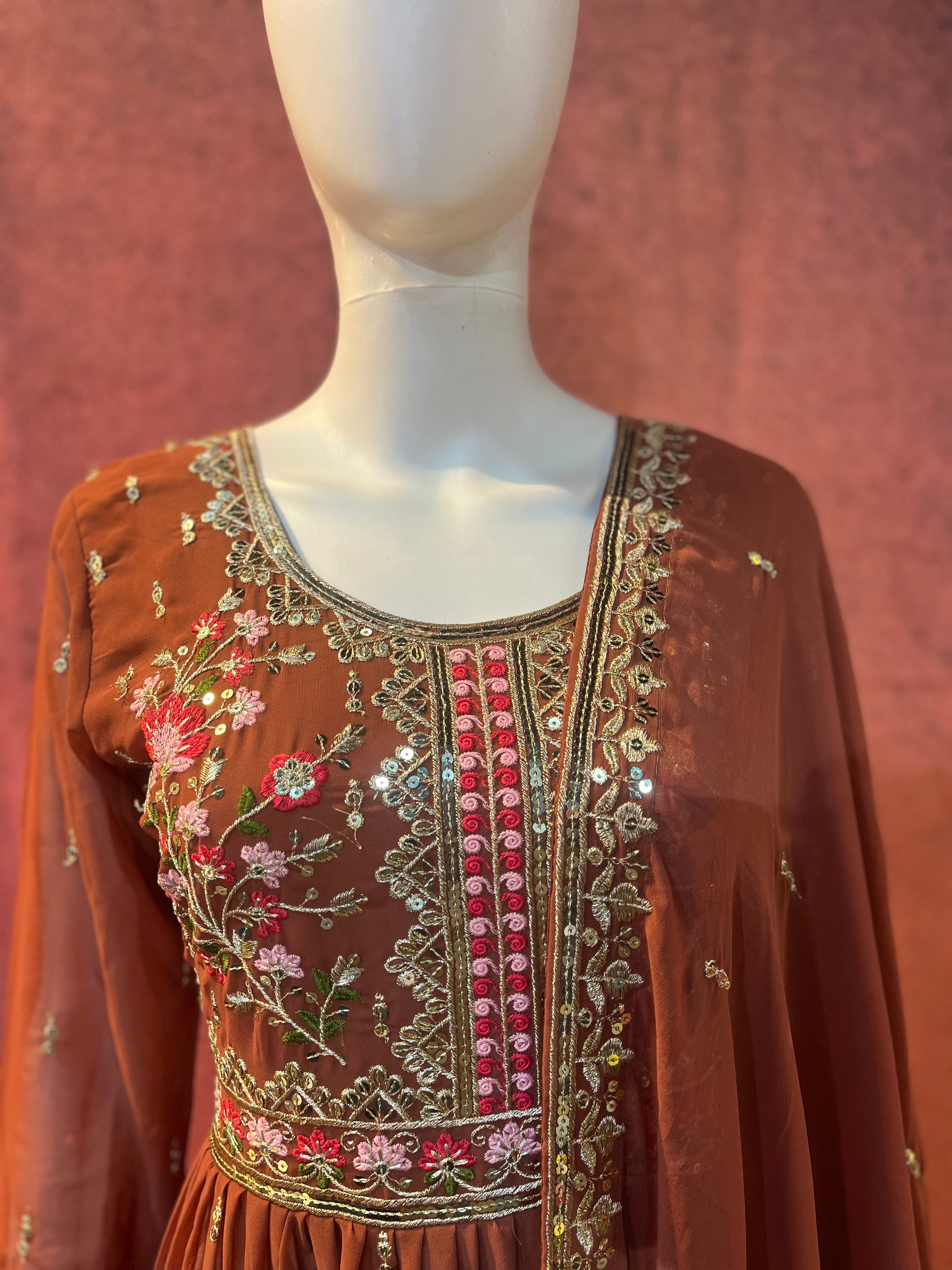 3-Piece Embroidered Suit Set | TBS004