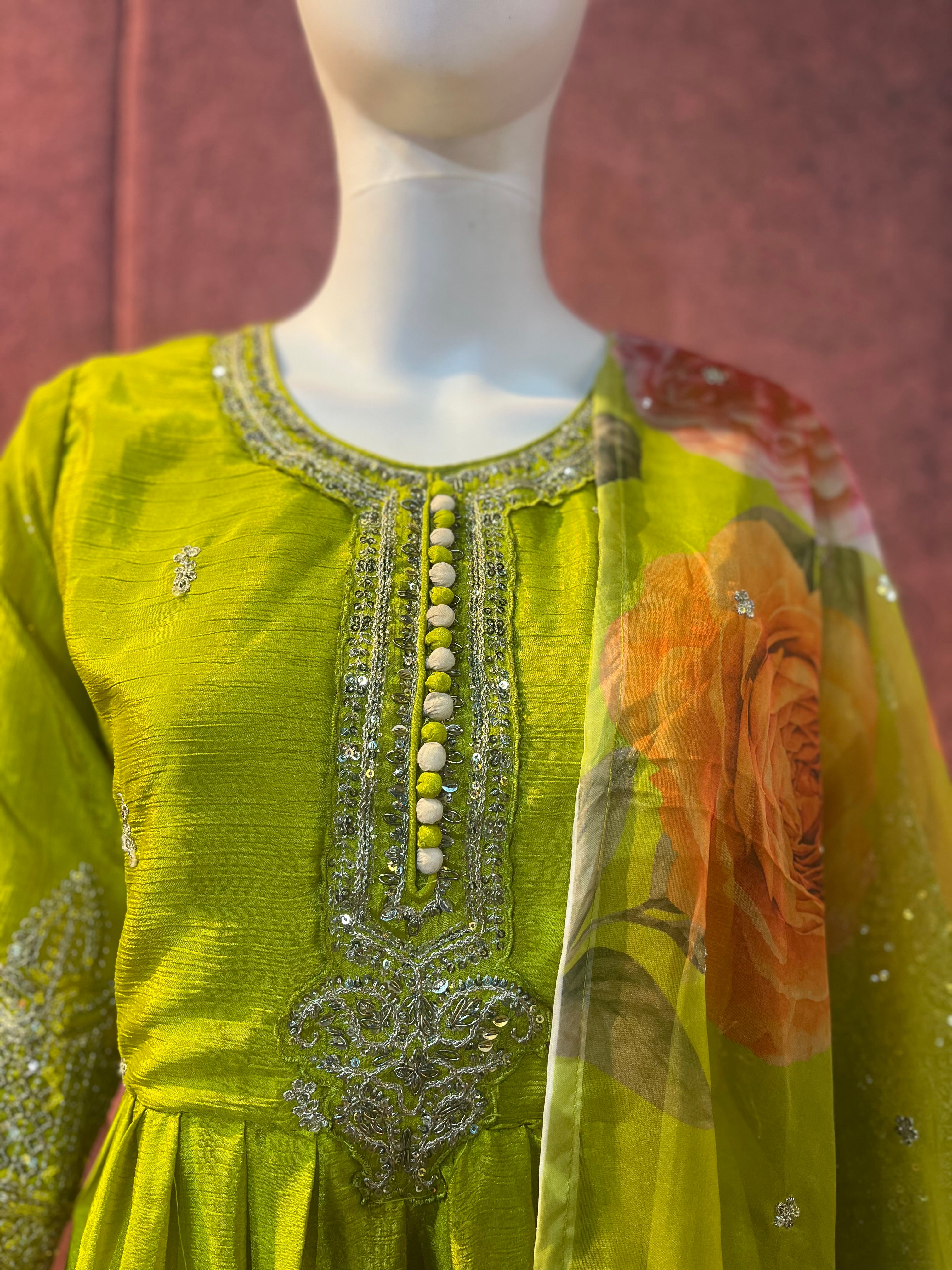 2-Piece Kurti with Shawl | KS006
