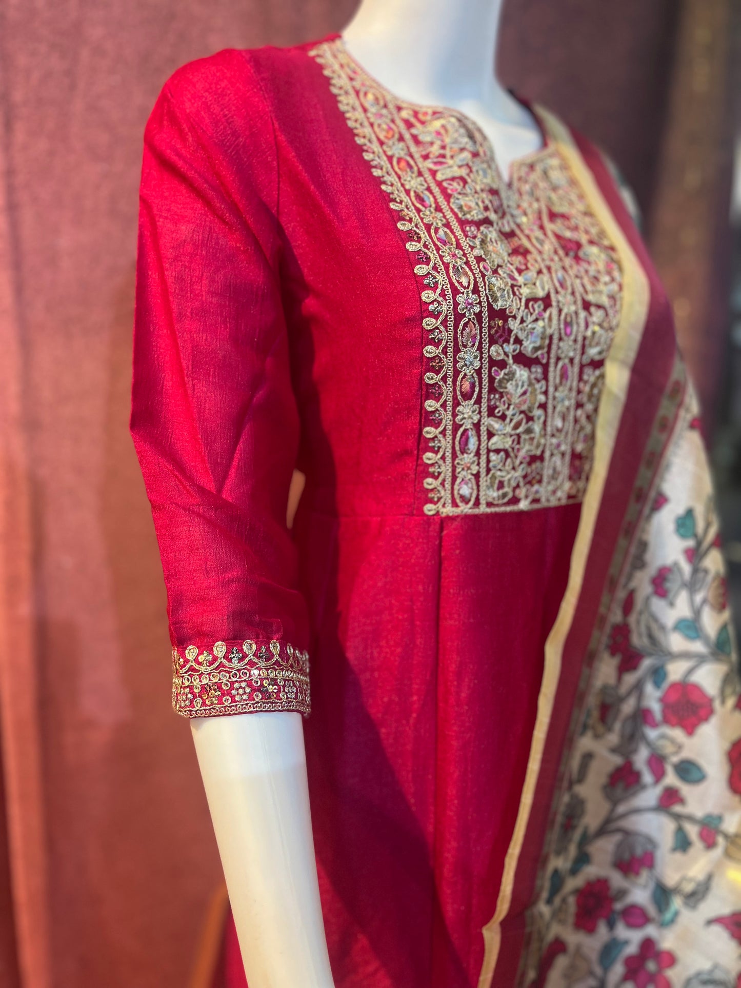 2-Piece Kurti with Shawl | KS004