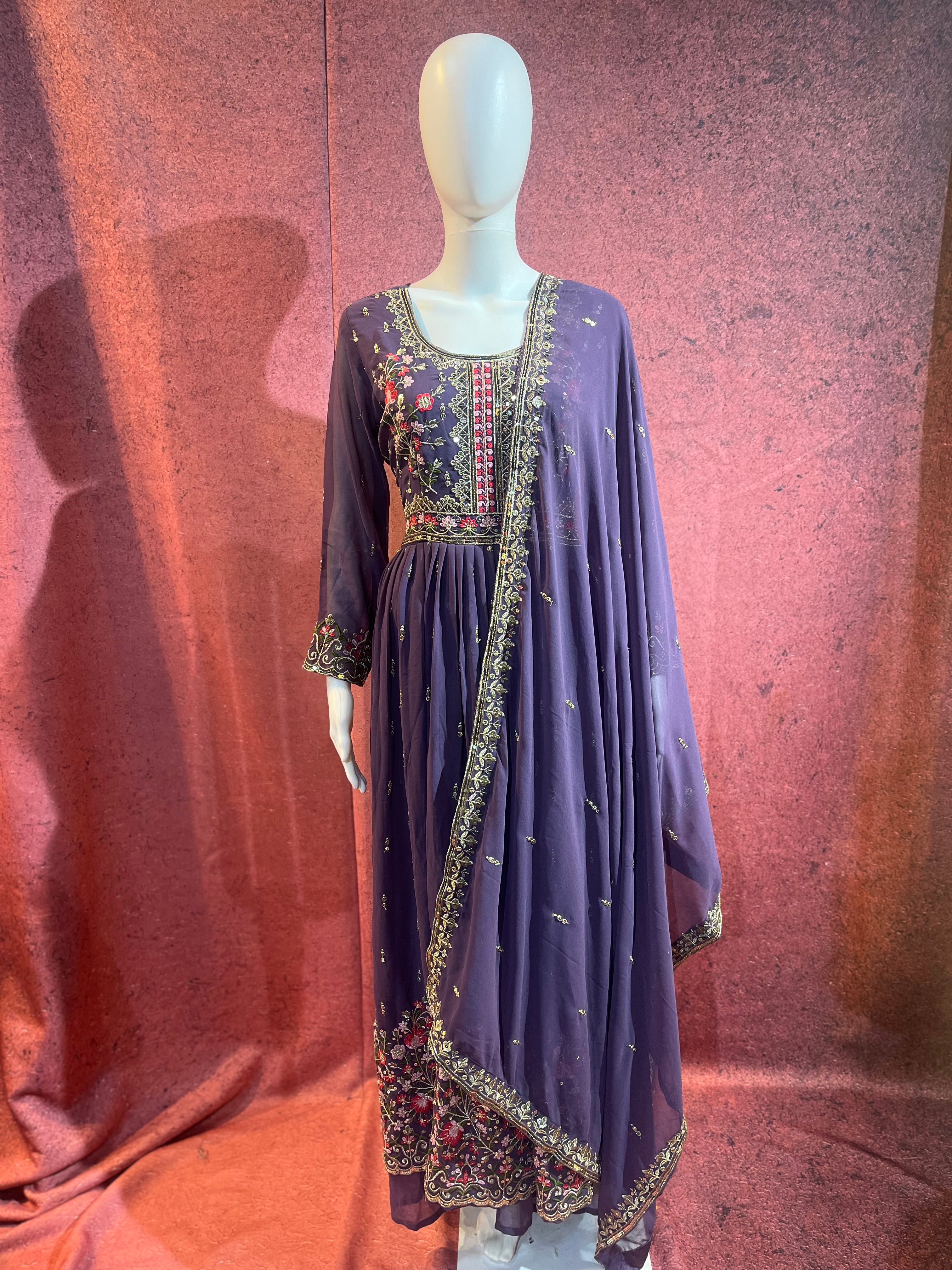 3-Piece Set (Top, Bottom ,Shawl | TBS003