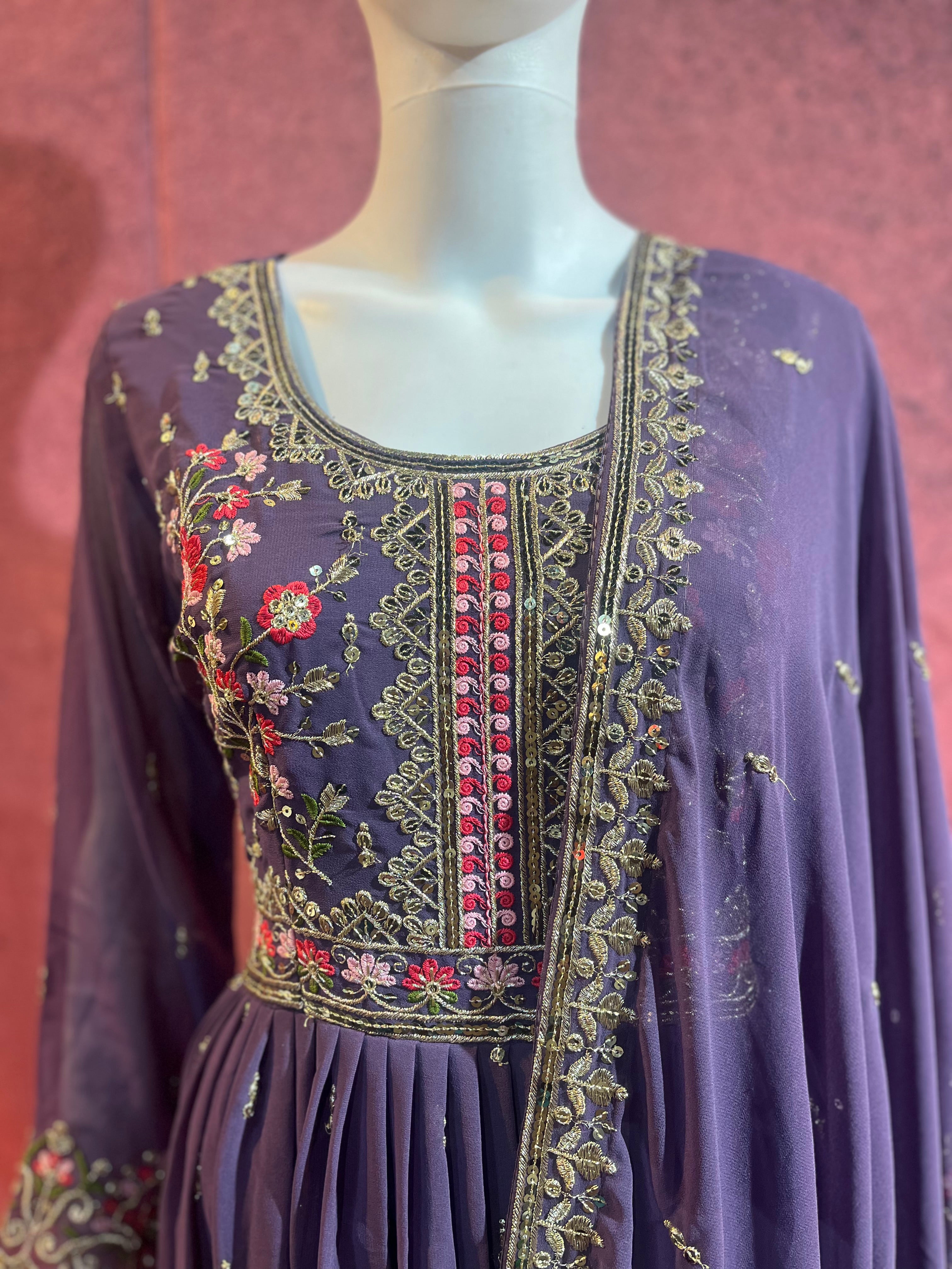 3-Piece Set (Top, Bottom ,Shawl | TBS003