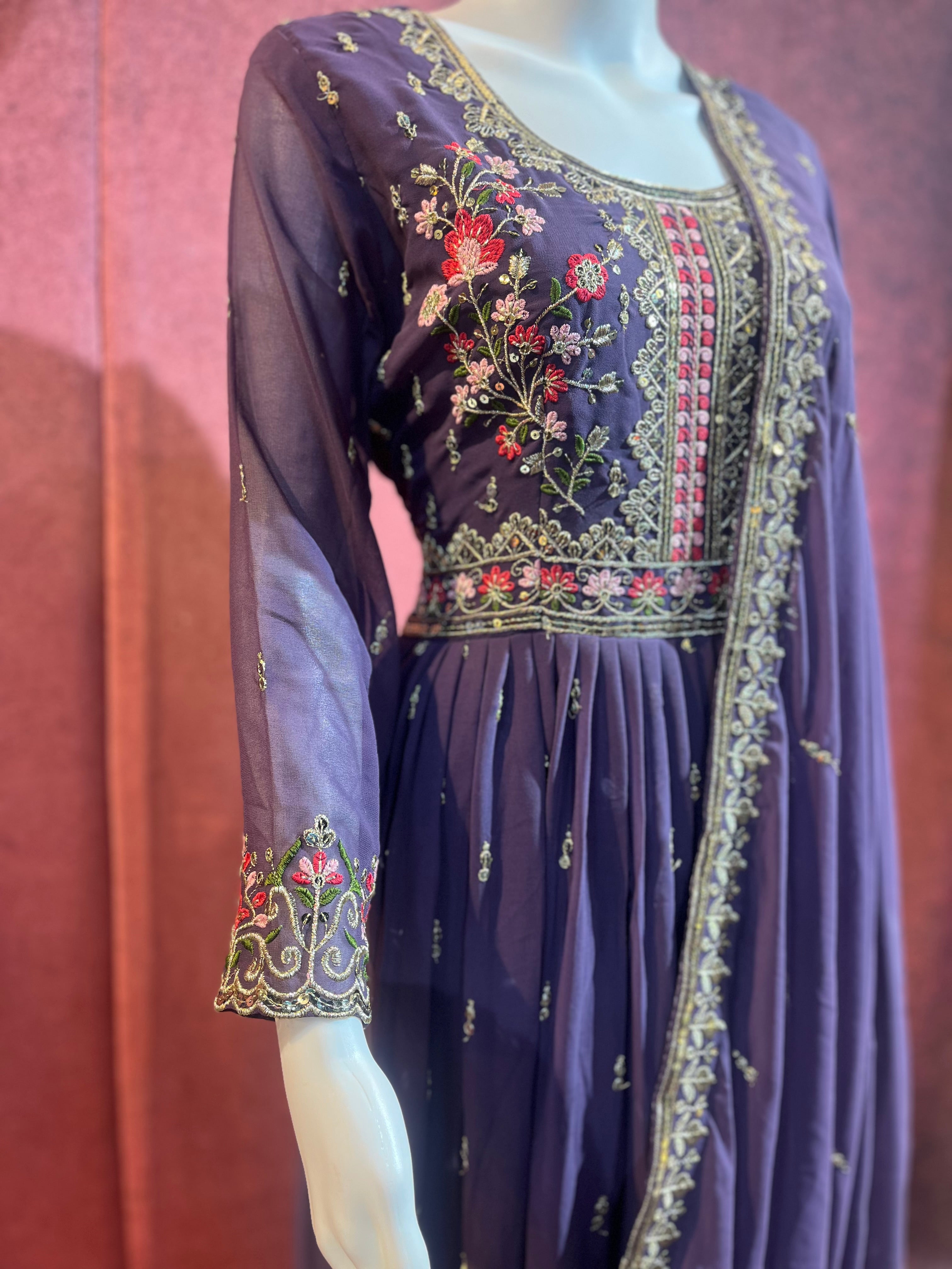 3-Piece Set (Top, Bottom ,Shawl | TBS003
