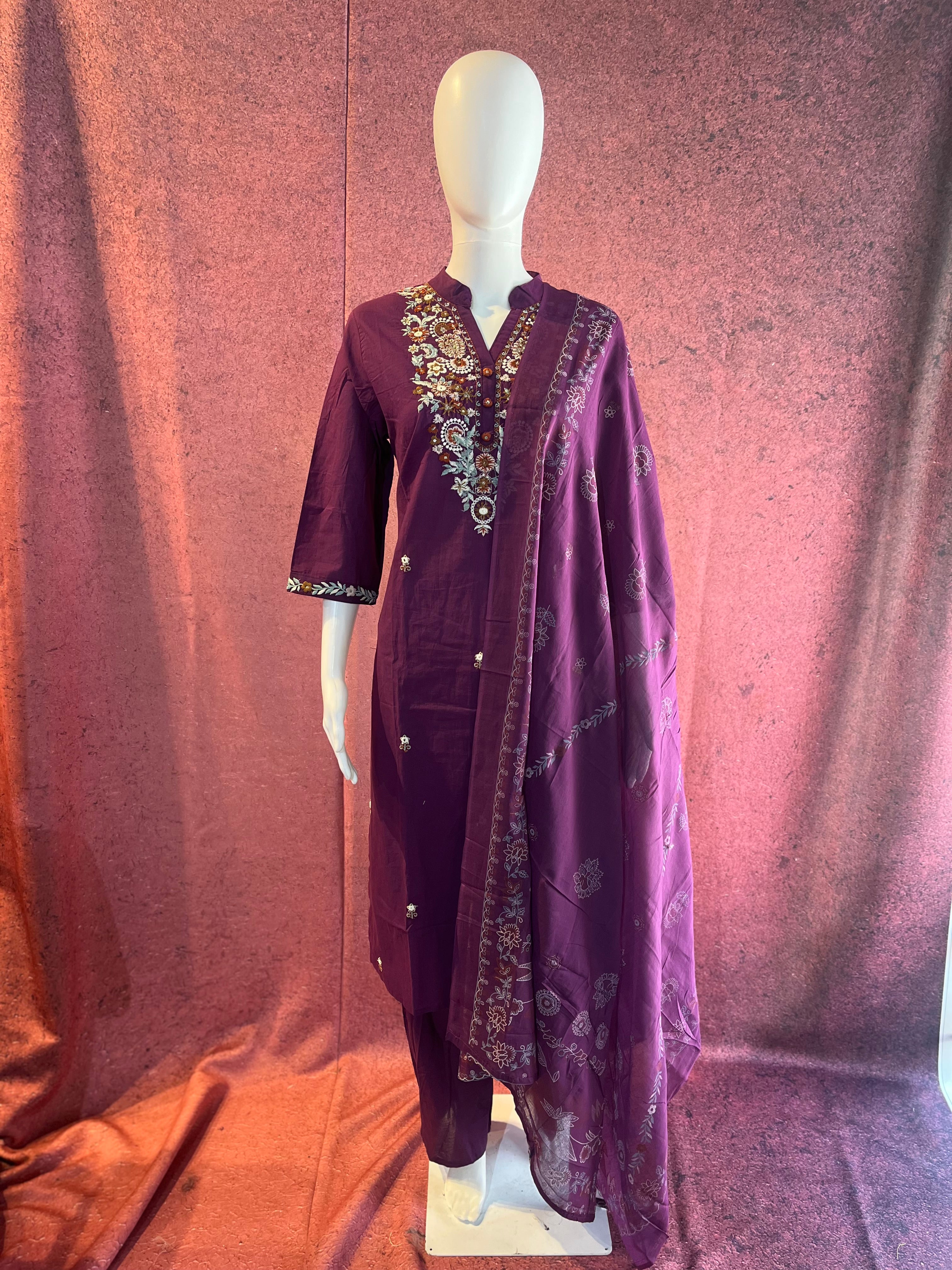 3 Piece Set Top Bottom Shawl | TBS001