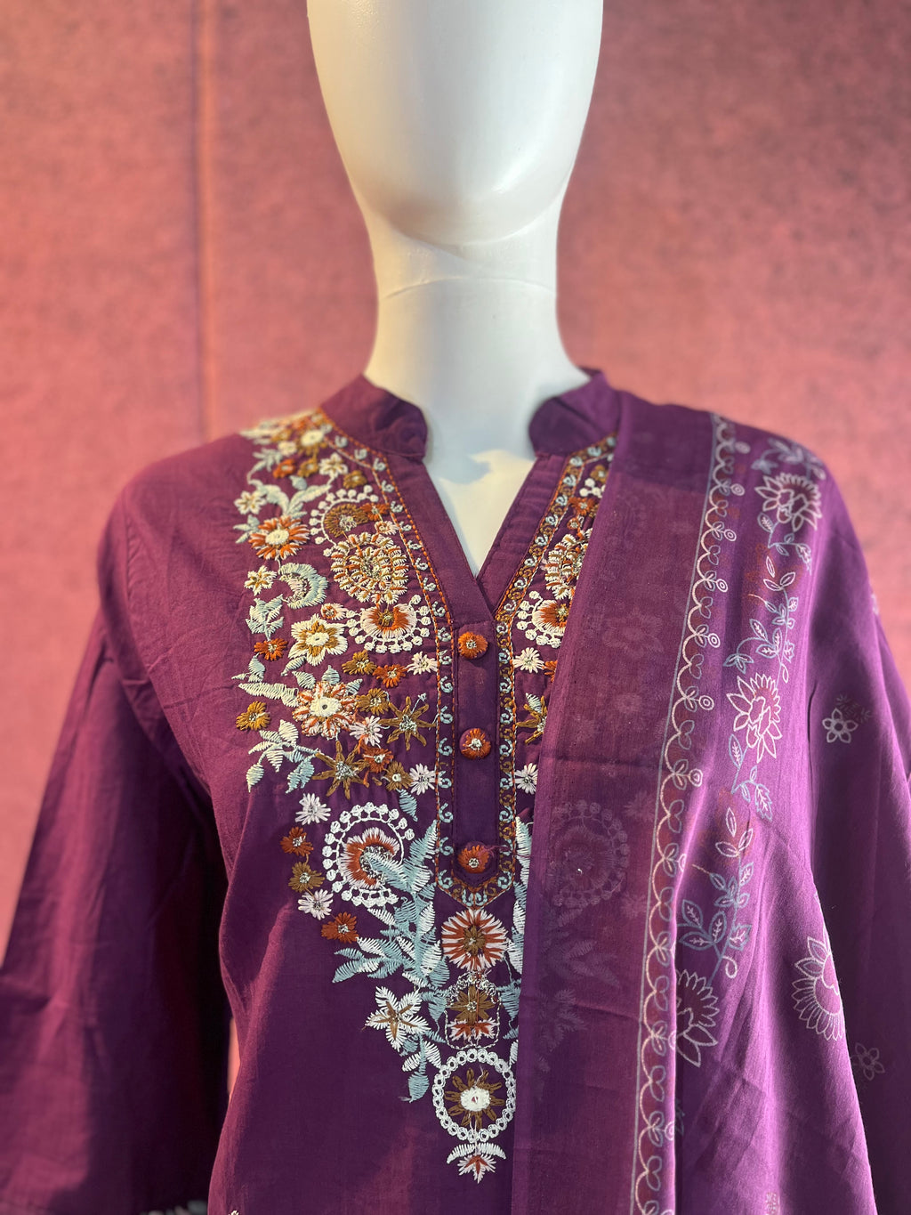 3 Piece Set Top Bottom Shawl | TBS001